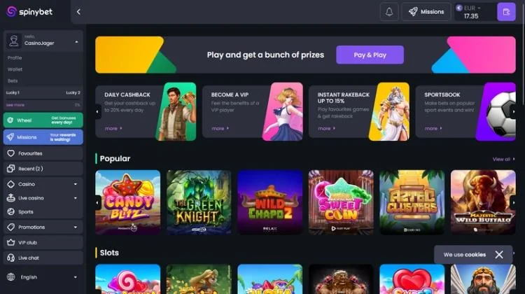 SpinyBet-Betrouwbaar