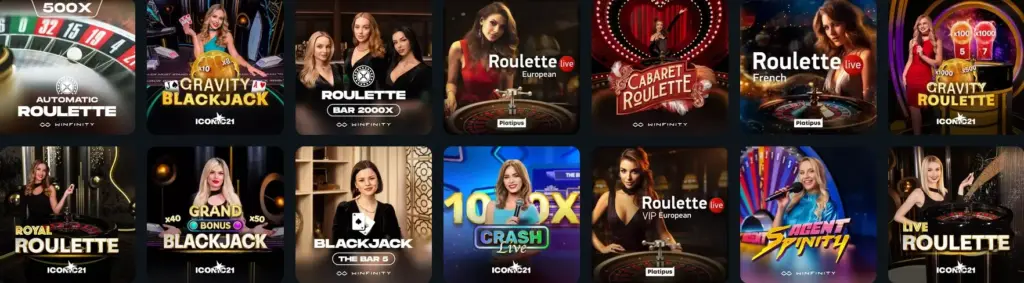 SpinyBet live casino
